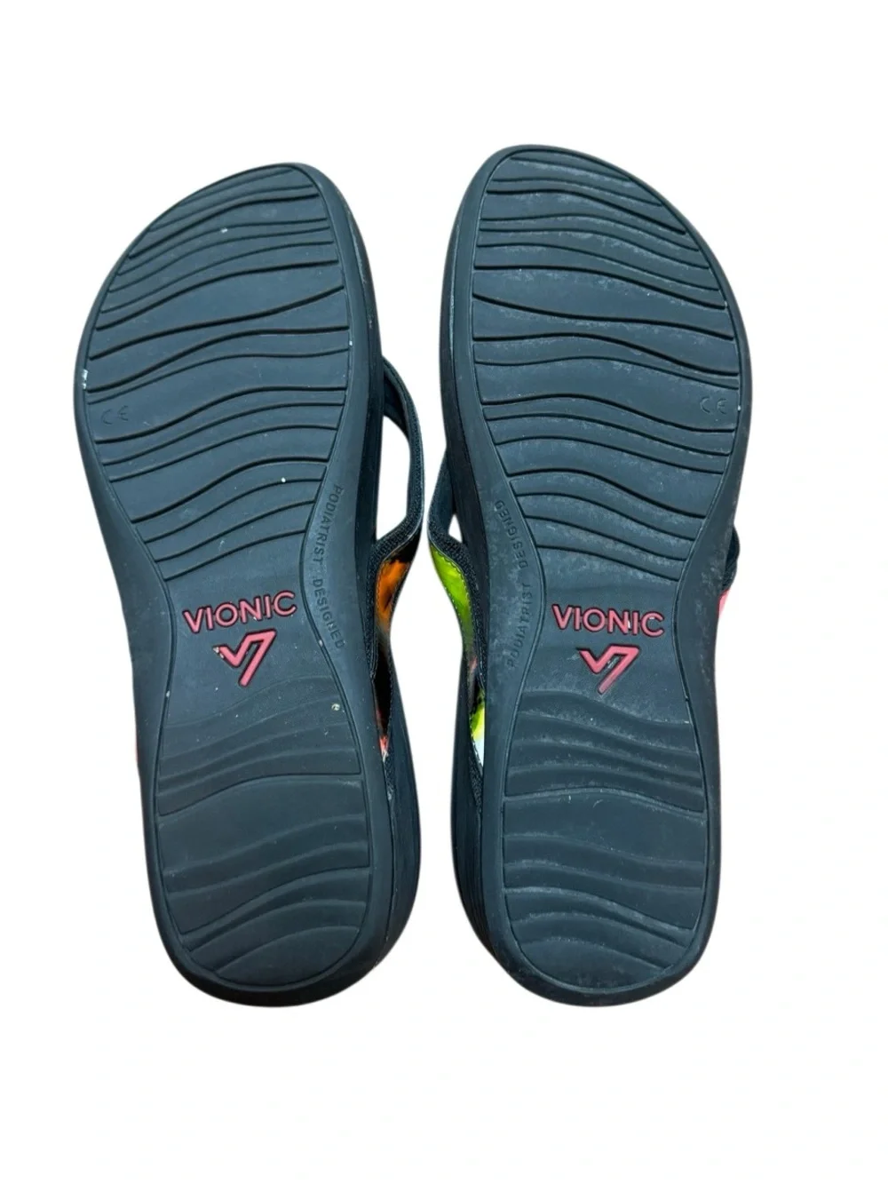Vionic Women's Pacific High Tide  Platform Sandal Flip-flops Size 10